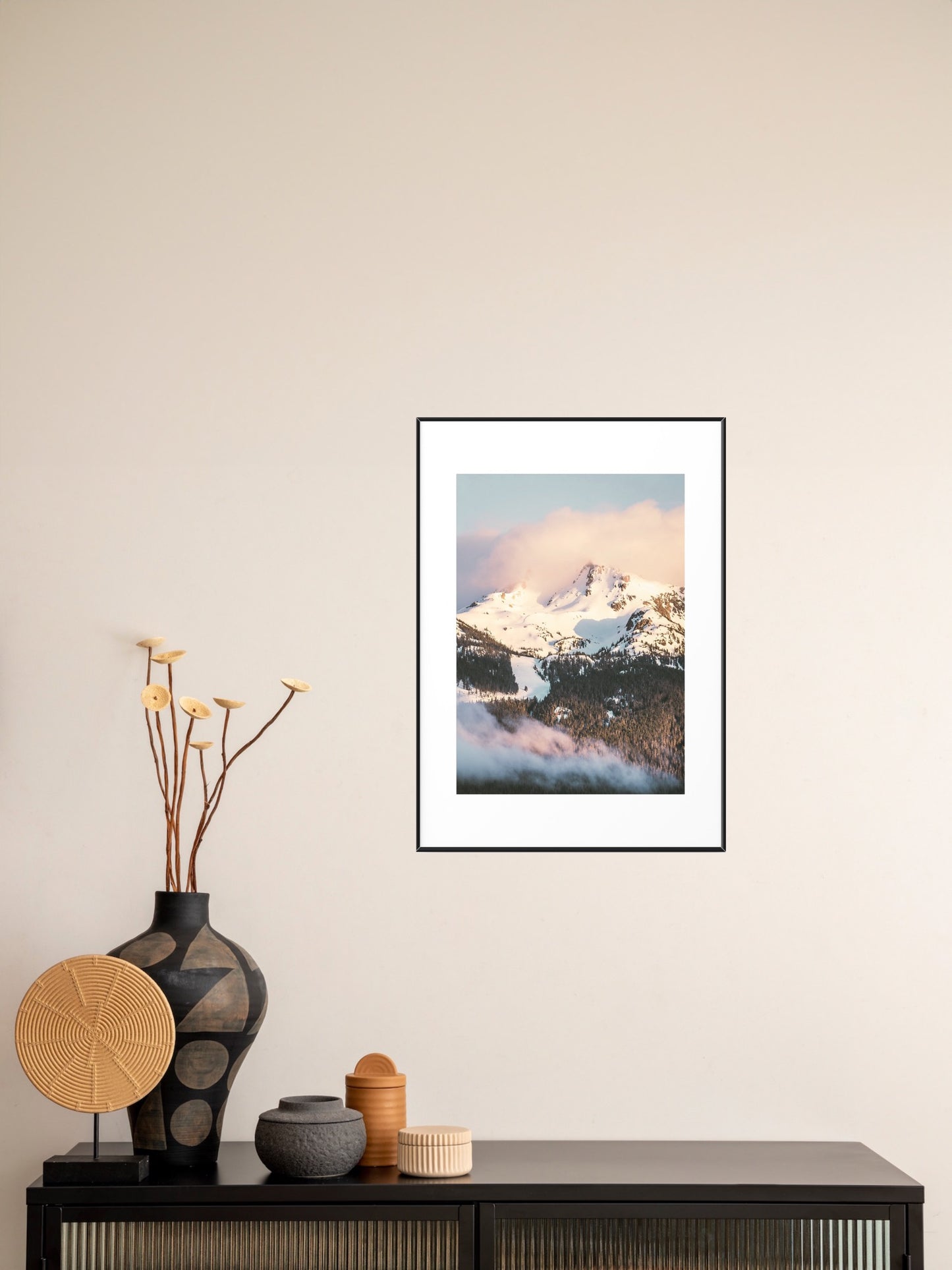 Whistler Mountain Pastel Sunset in 8x10"