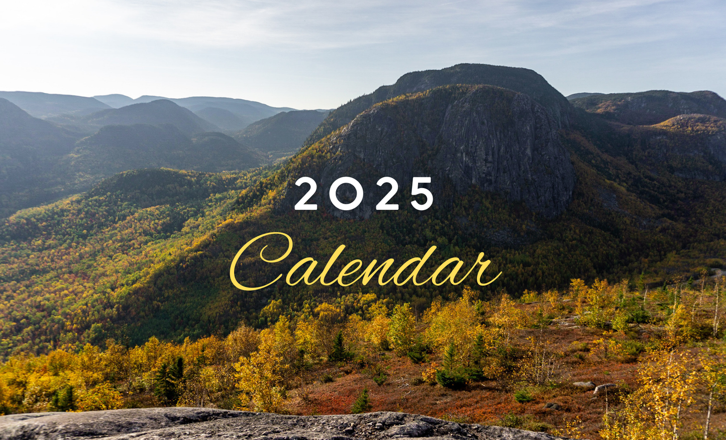 2025 Calendar - Quebec Landscape Photography