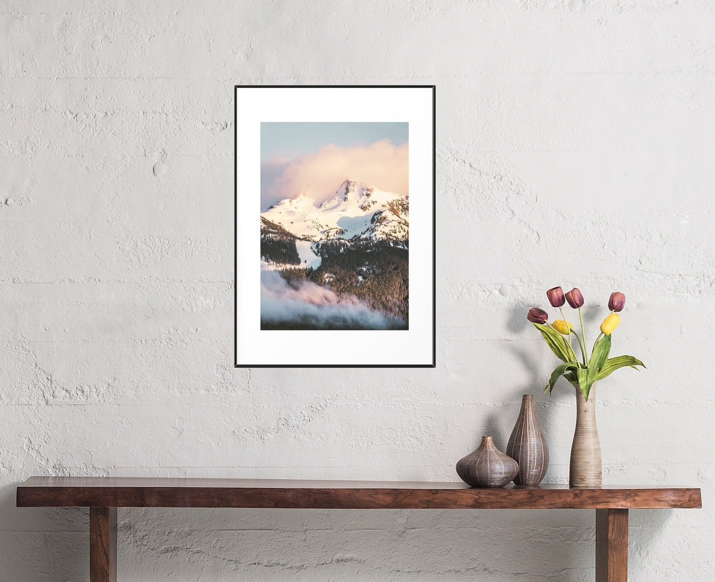 Whistler Mountain Pastel Sunset in 8x10"