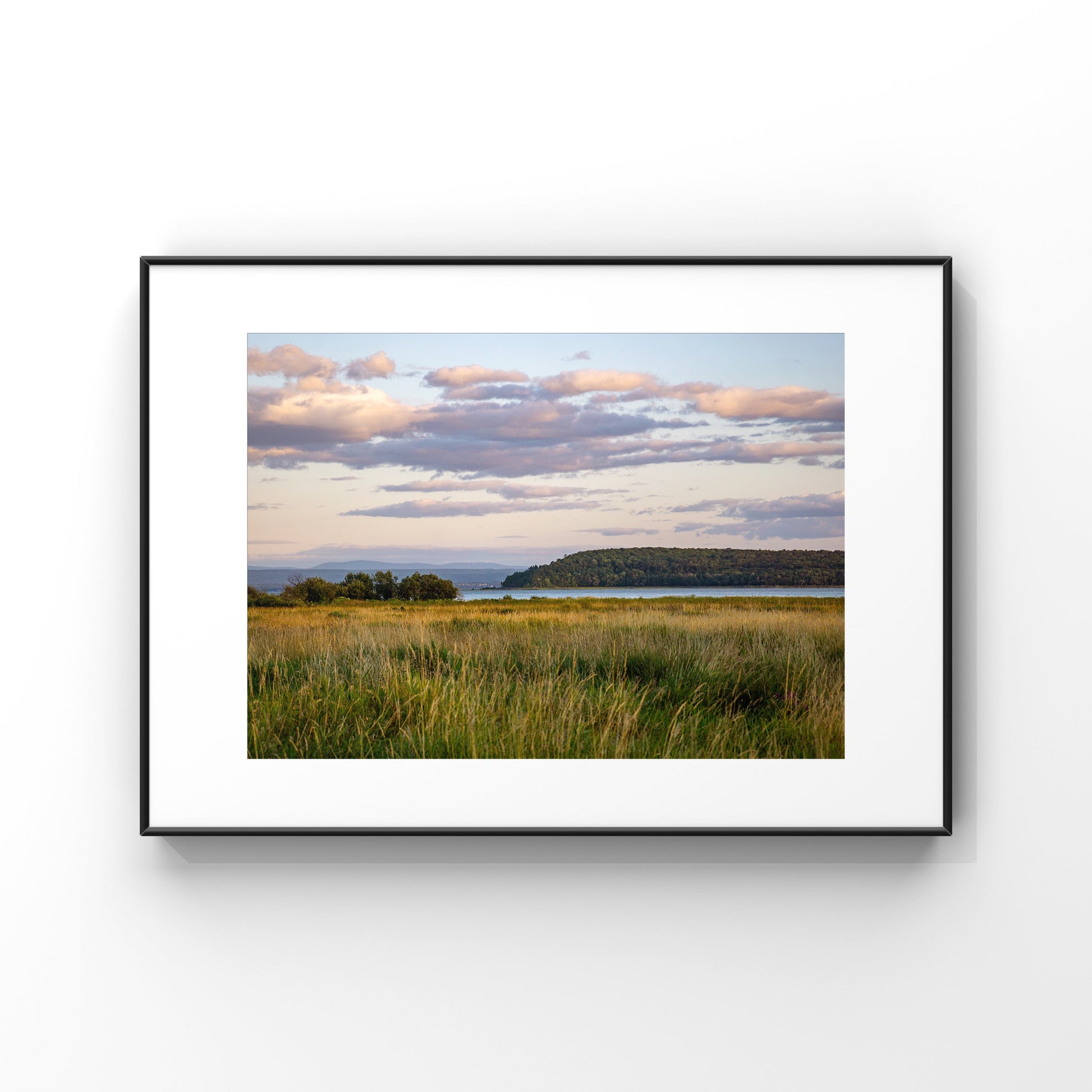 Photography print of a Quebec sunset in the country side