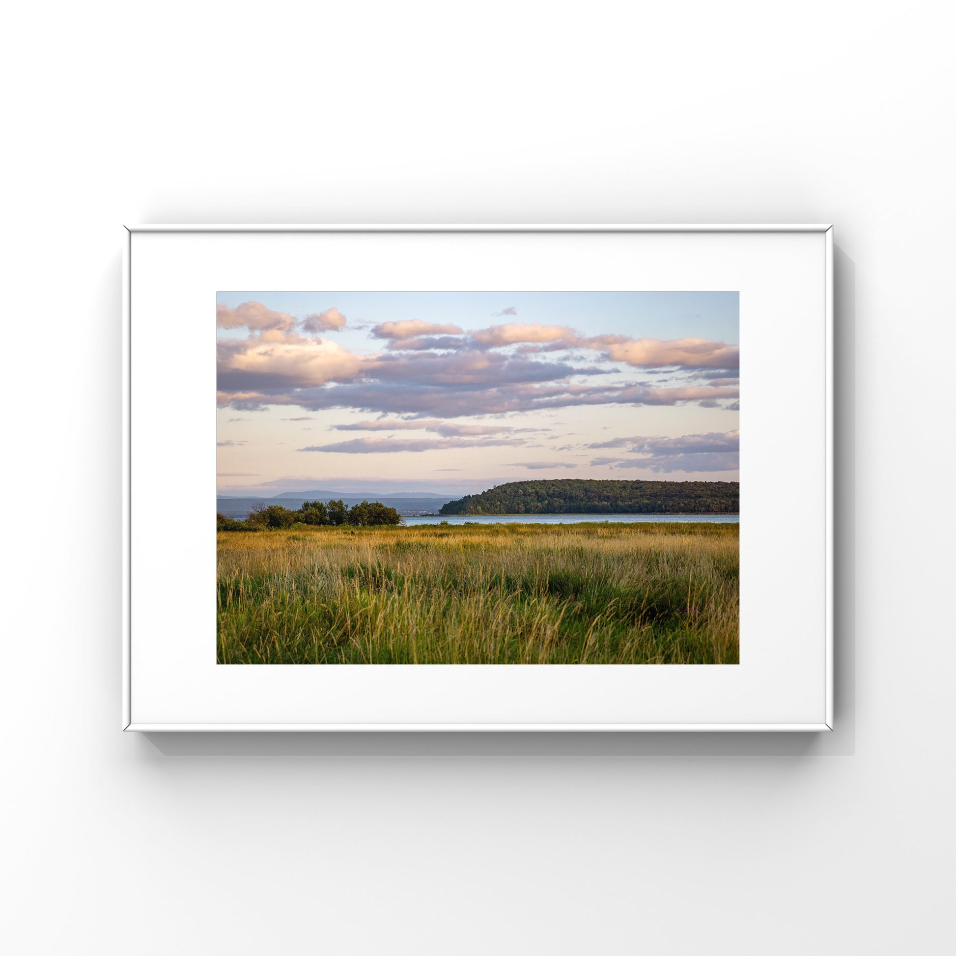 Photography print of a Quebec sunset in the country side