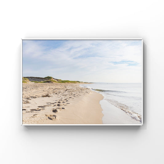 Photography print of a dreamy beach in Magdalen Islands in Quebec