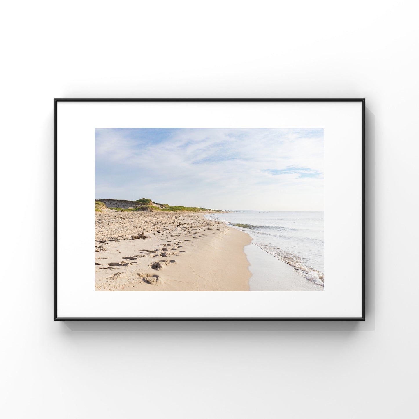 Photography print of a dreamy beach in Magdalen Islands in Quebec