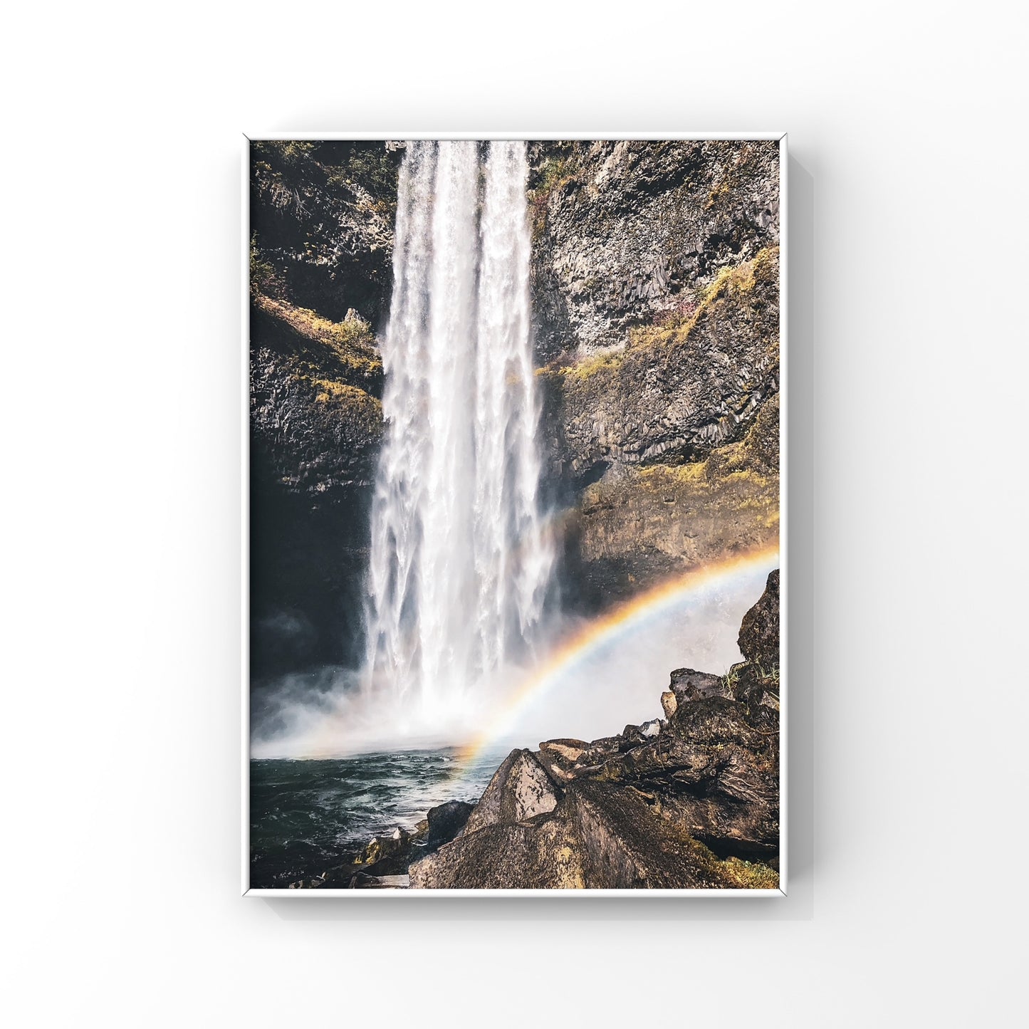 Spring weather brings all of the rainbows 🌈 and it’s common to see them everywhere in Whistler! This is Brandywine Falls duo of photography prints