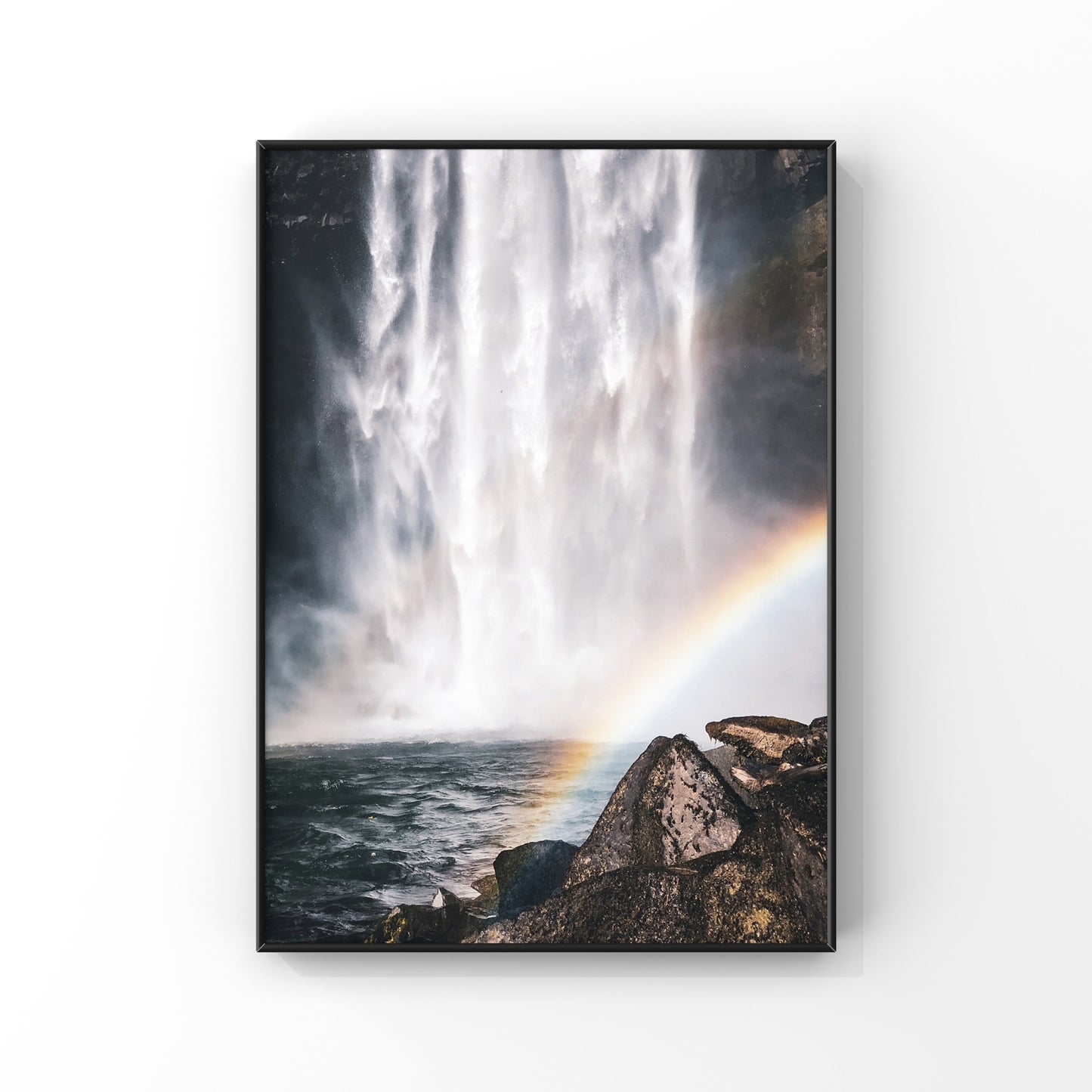 Spring weather brings all of the rainbows 🌈 and it’s common to see them everywhere in Whistler! This is Brandywine Falls duo of photography prints