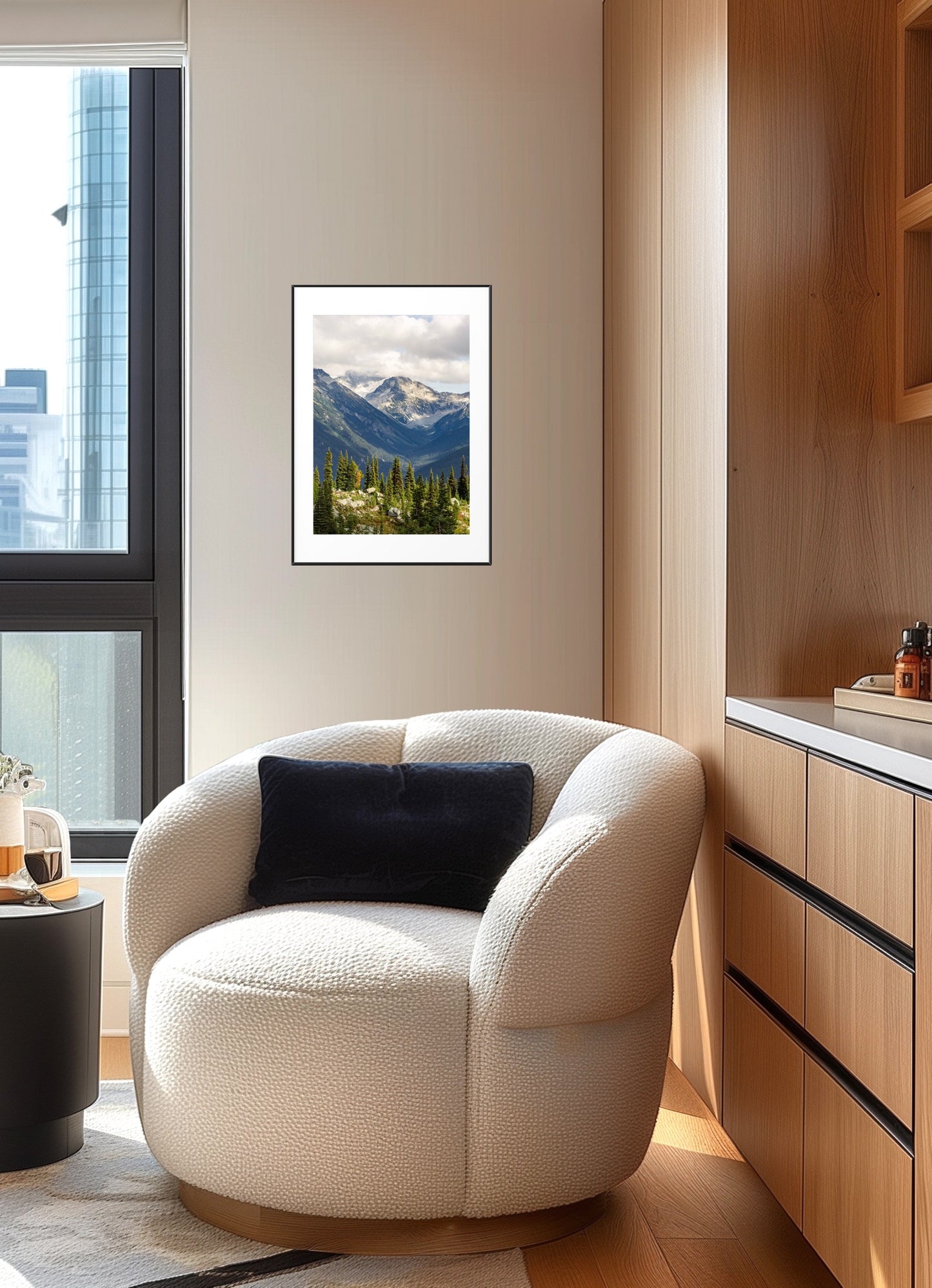 Paysage de montagne de Whistler Été 2