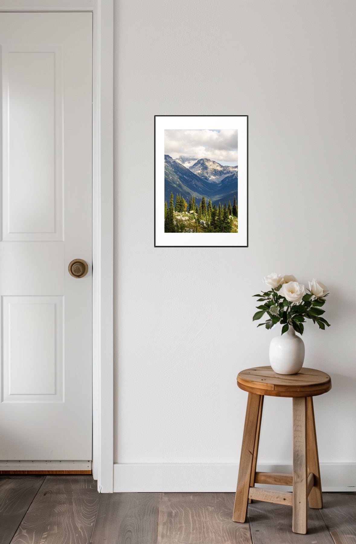 Paysage de montagne de Whistler Été 2