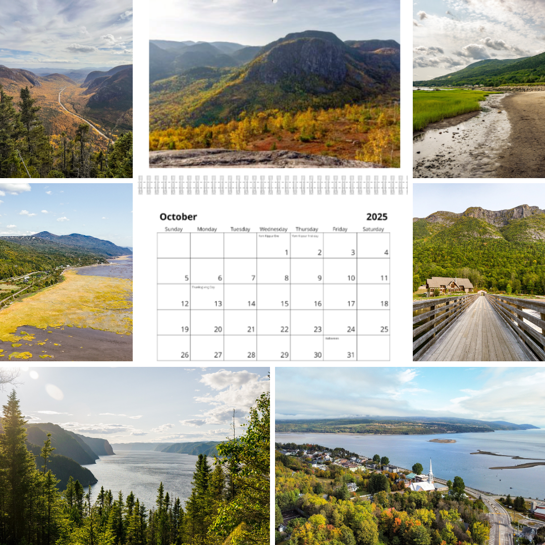 2025 Calendar - Quebec Landscape Photography