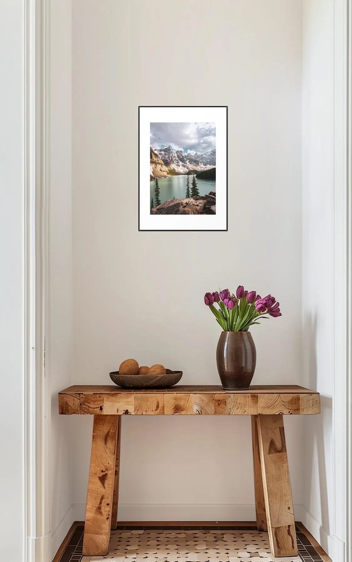 Dernière lumière au lac Moraine