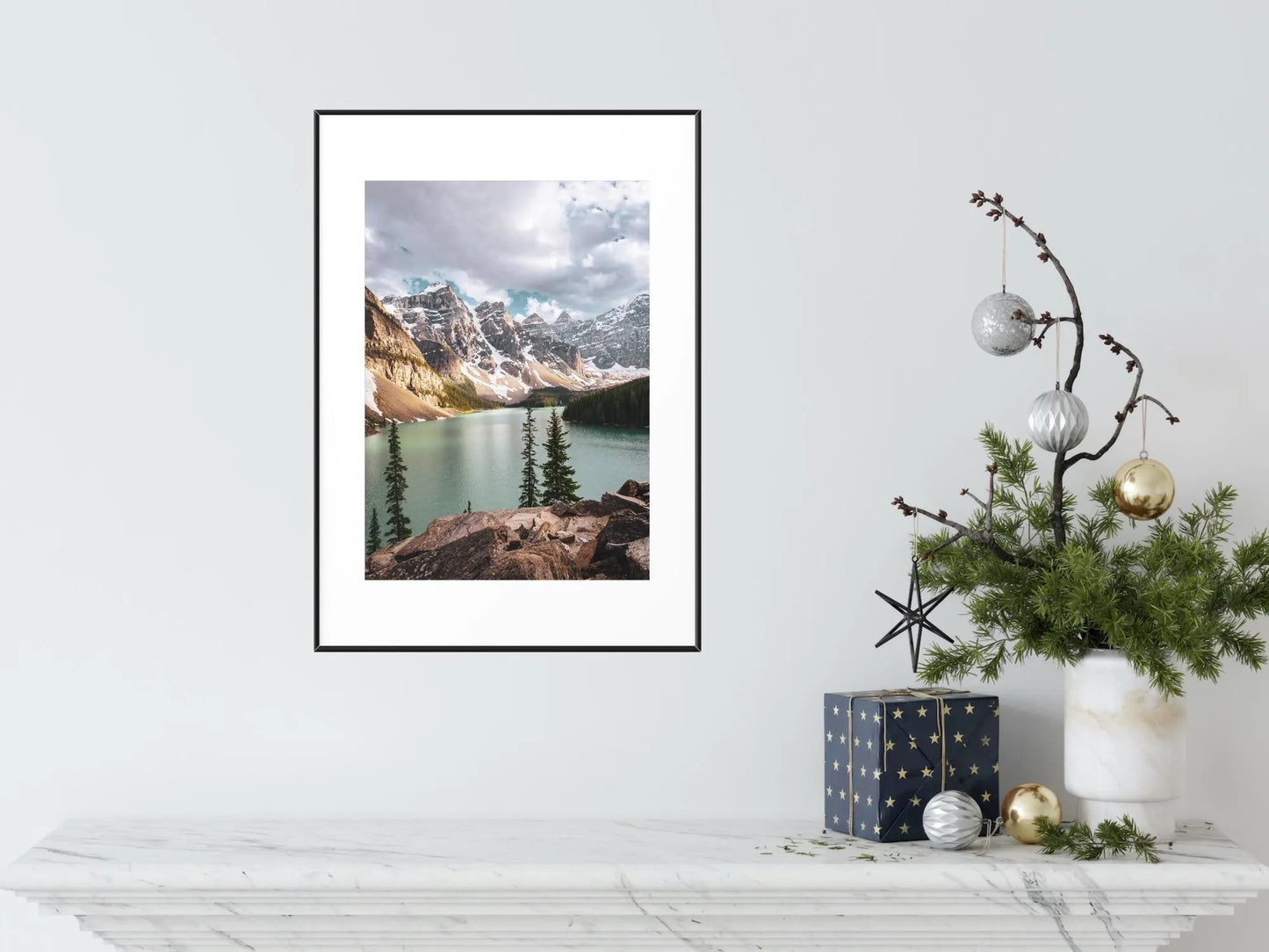 Dernière lumière au lac Moraine