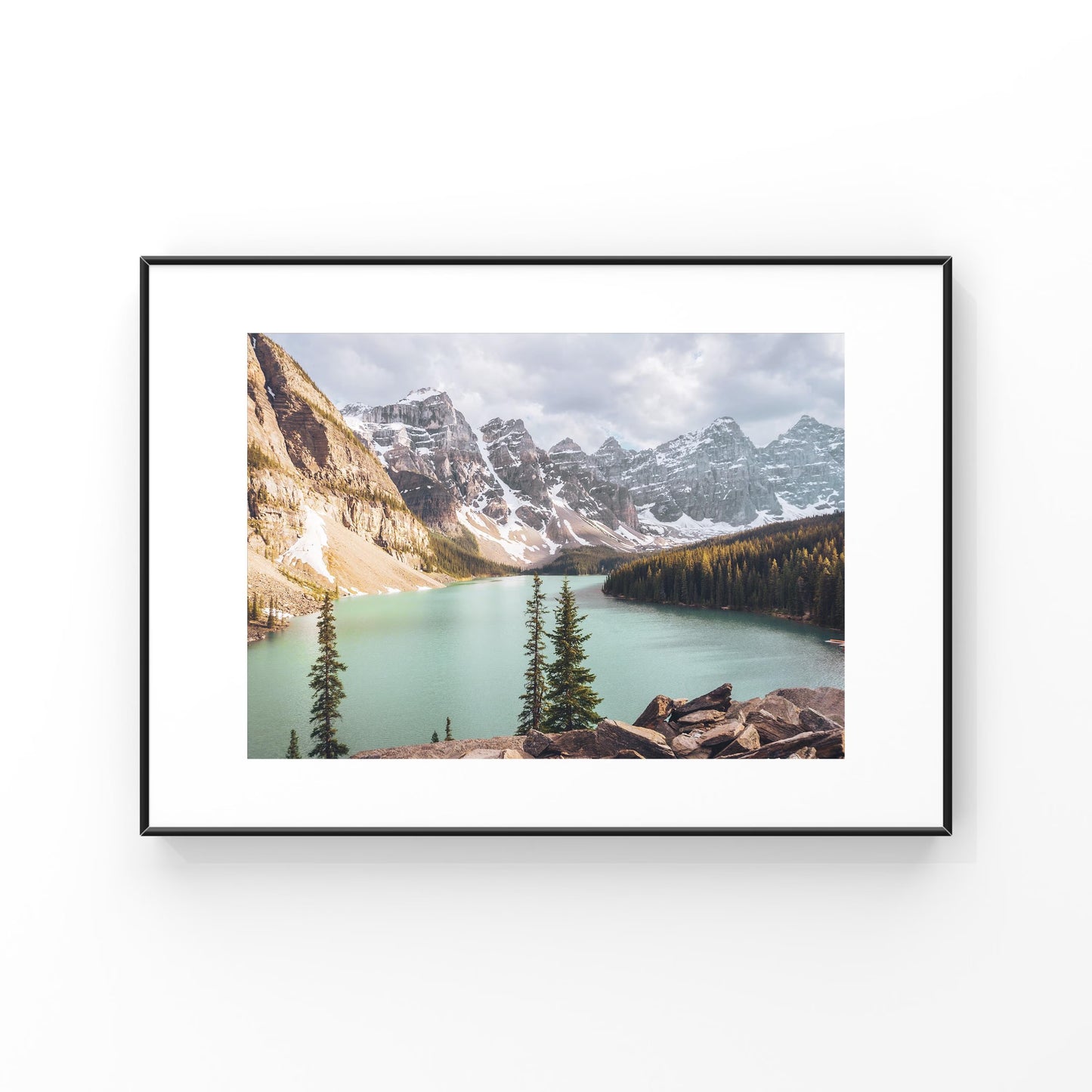 Mountain Sunset at Moraine Lake in 8x12"