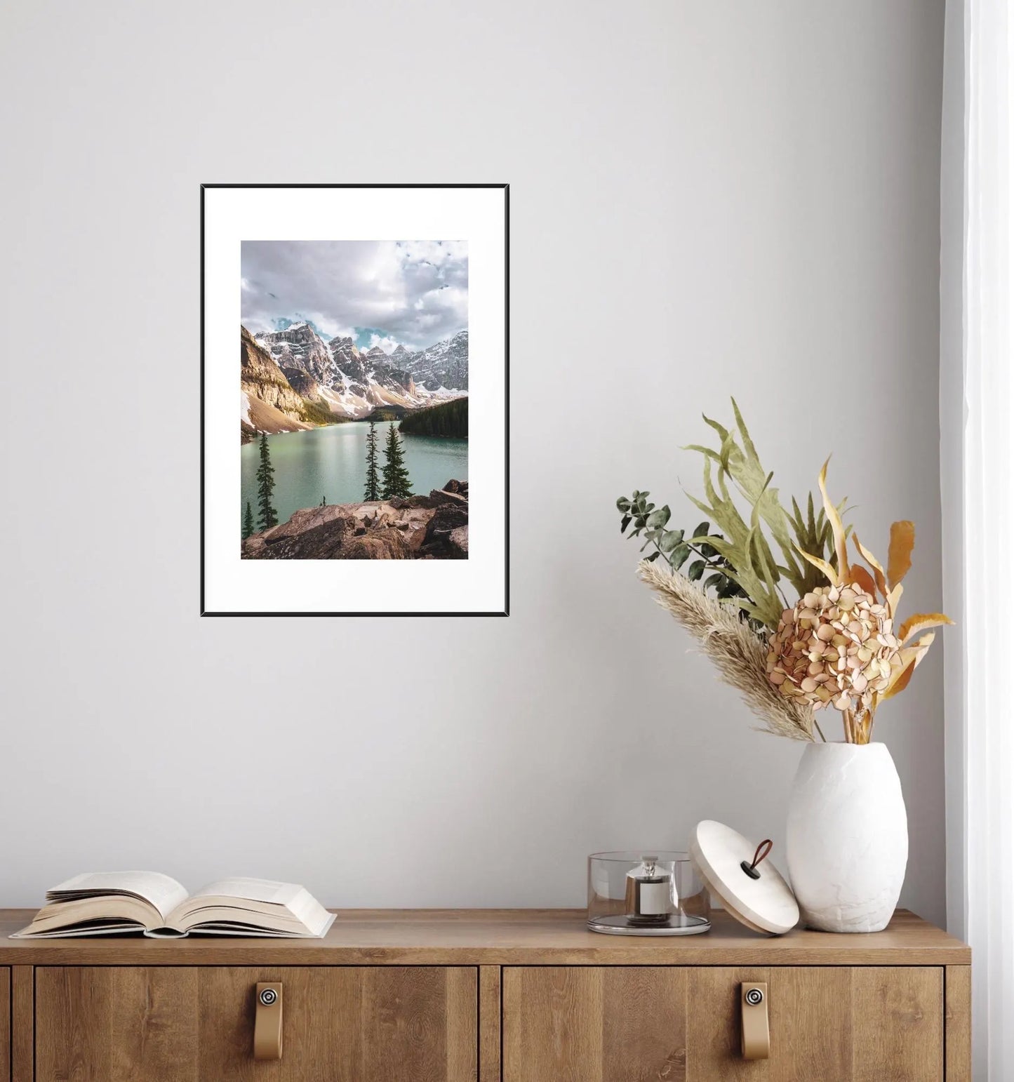 Dernière lumière au lac Moraine