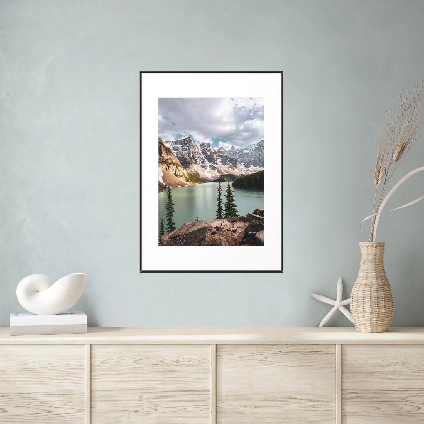 Dernière lumière au lac Moraine