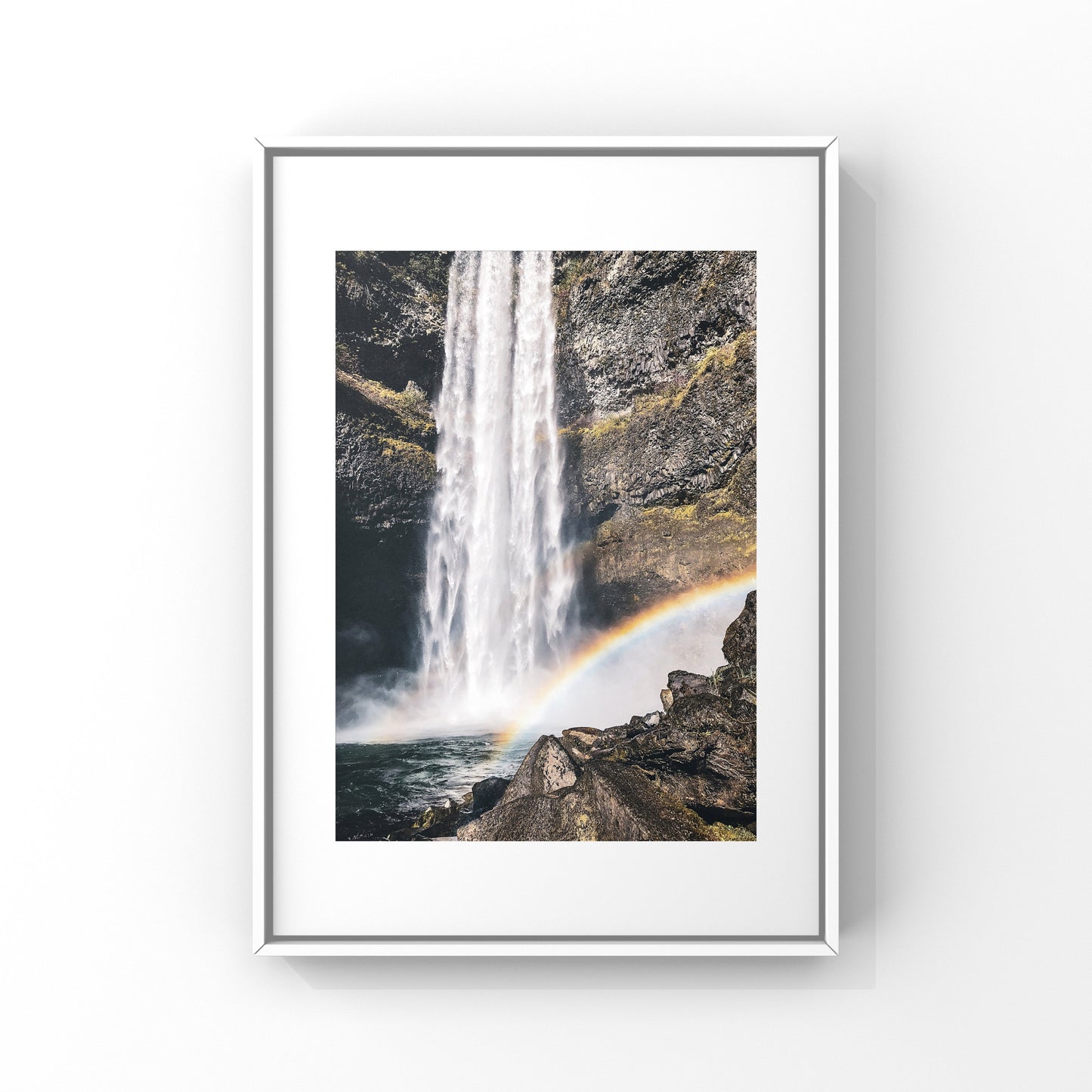 Spring weather brings all of the rainbows 🌈 and it’s common to see them everywhere in Whistler! This is Brandywine Falls duo of photography prints