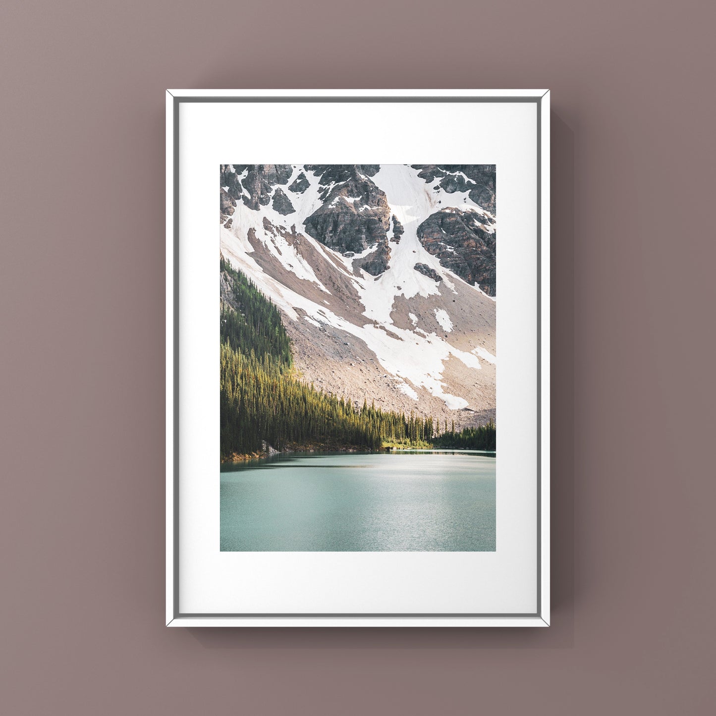 Ray of light at Moraine Lake Alberta