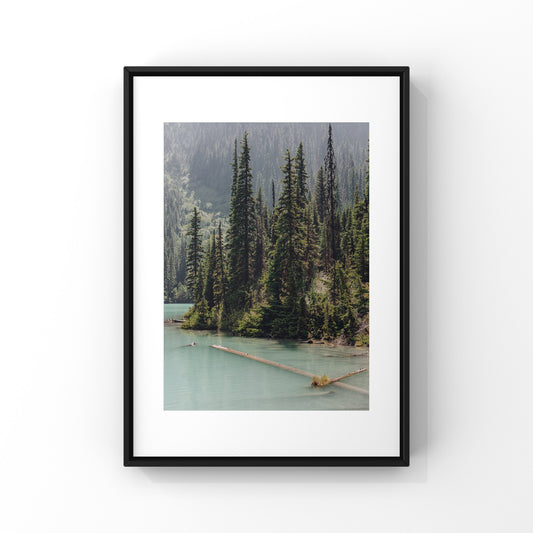 The color of this lake is just an incredible turquoise color. This is the second lake of the Joffre Lakes hike near Whistler and Pemberton in British Columbia.